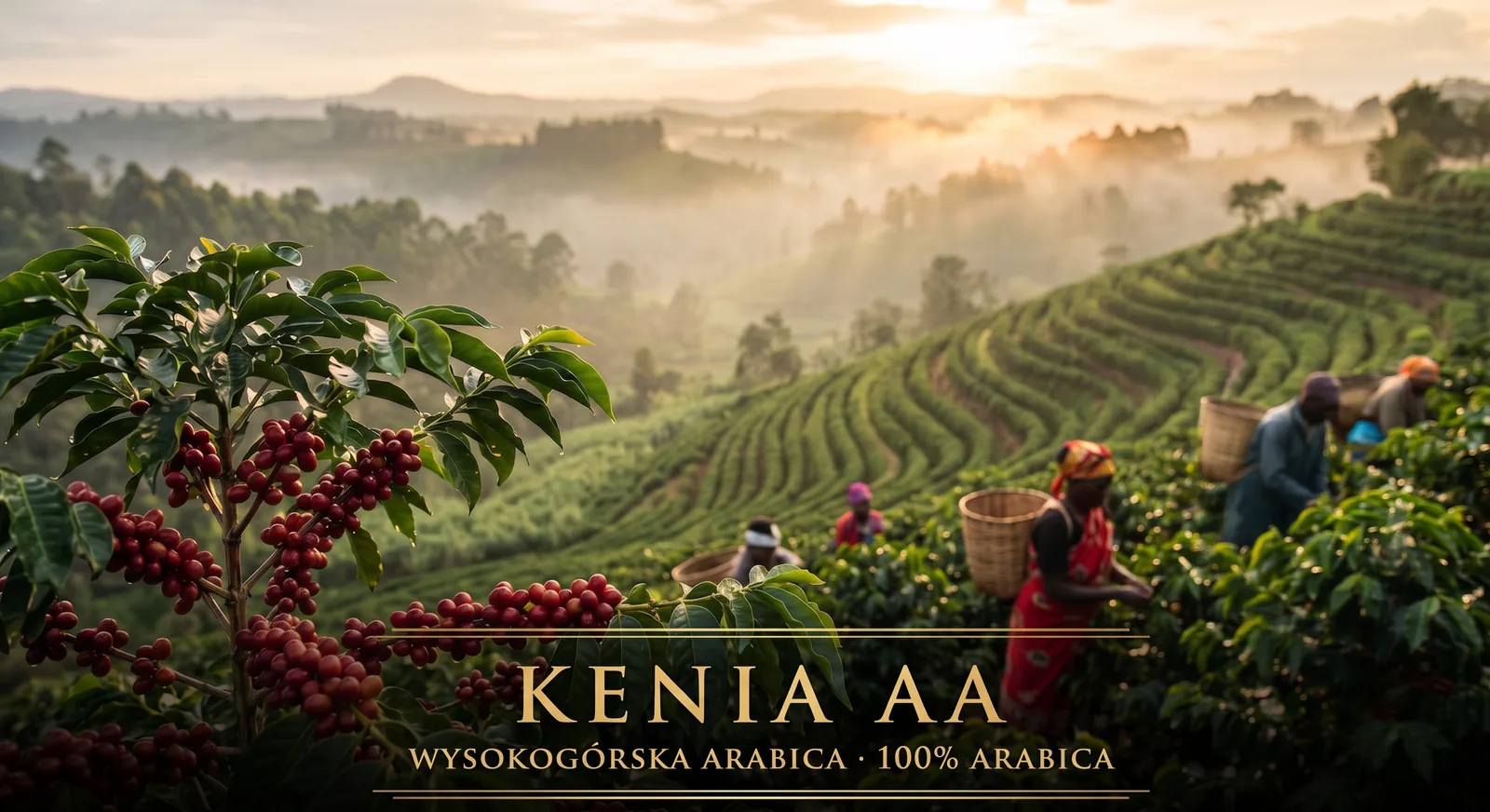 Plantacja kawy Kenia AA – wysokogórska Arabica Kenya
