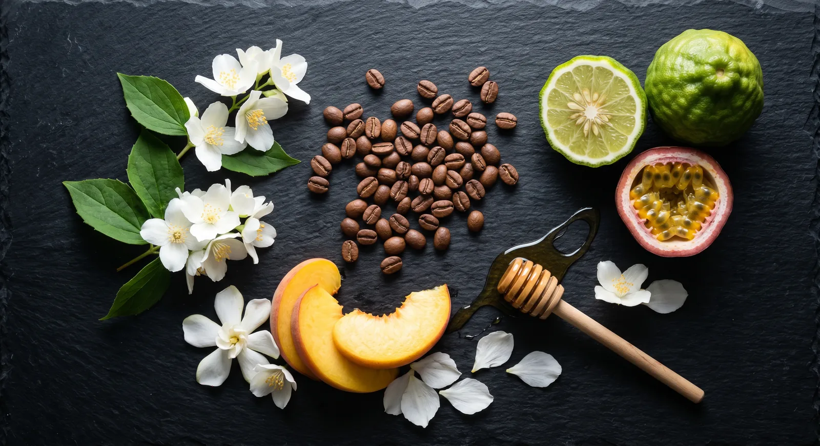 Profil smakowy kawy Panama Geisha – jaśmin, brzoskwinia, bergamotka, cytrusy