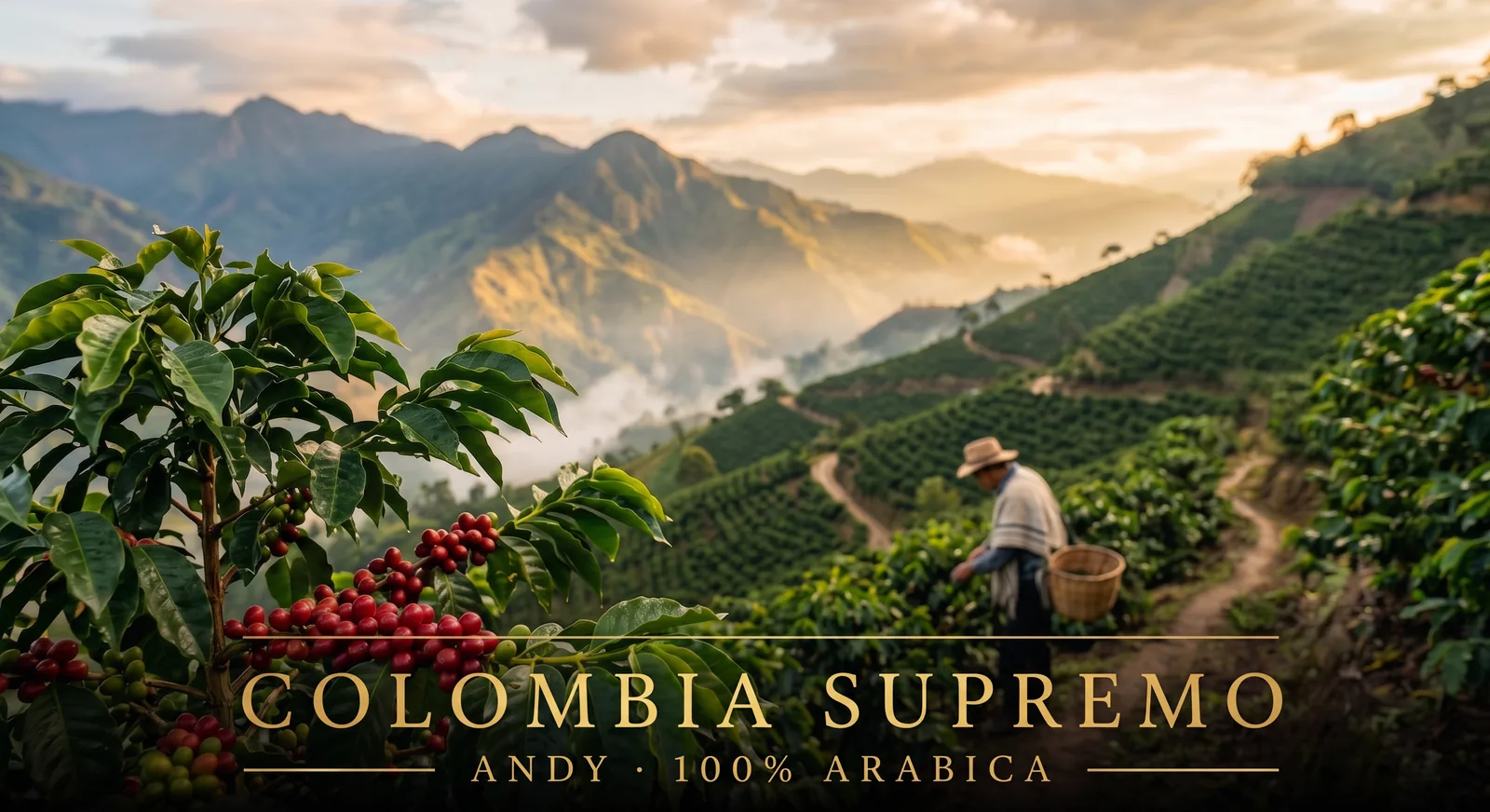 Plantacja kawy Colombia Supremo – Andy, Kolumbia