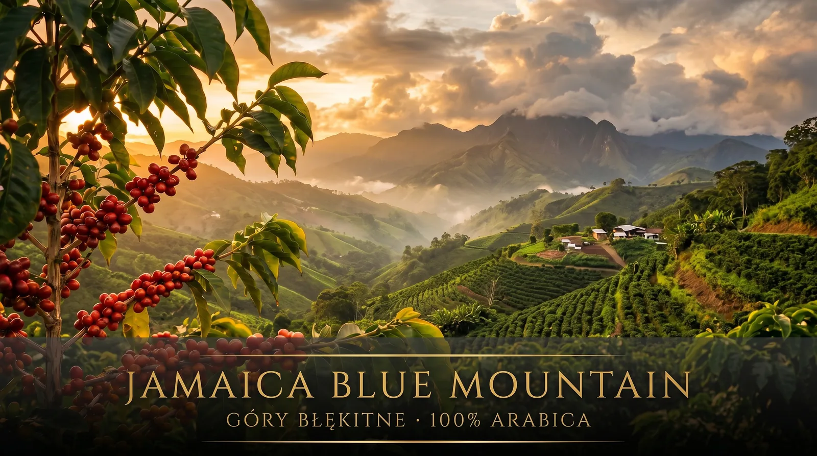 Plantacja kawy Jamaica Blue Mountain – Góry Błękitne, Jamajka