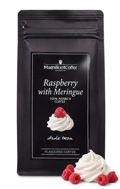 Raspberry with Meringue – kawa smakowa mielona Magnificent Coffee