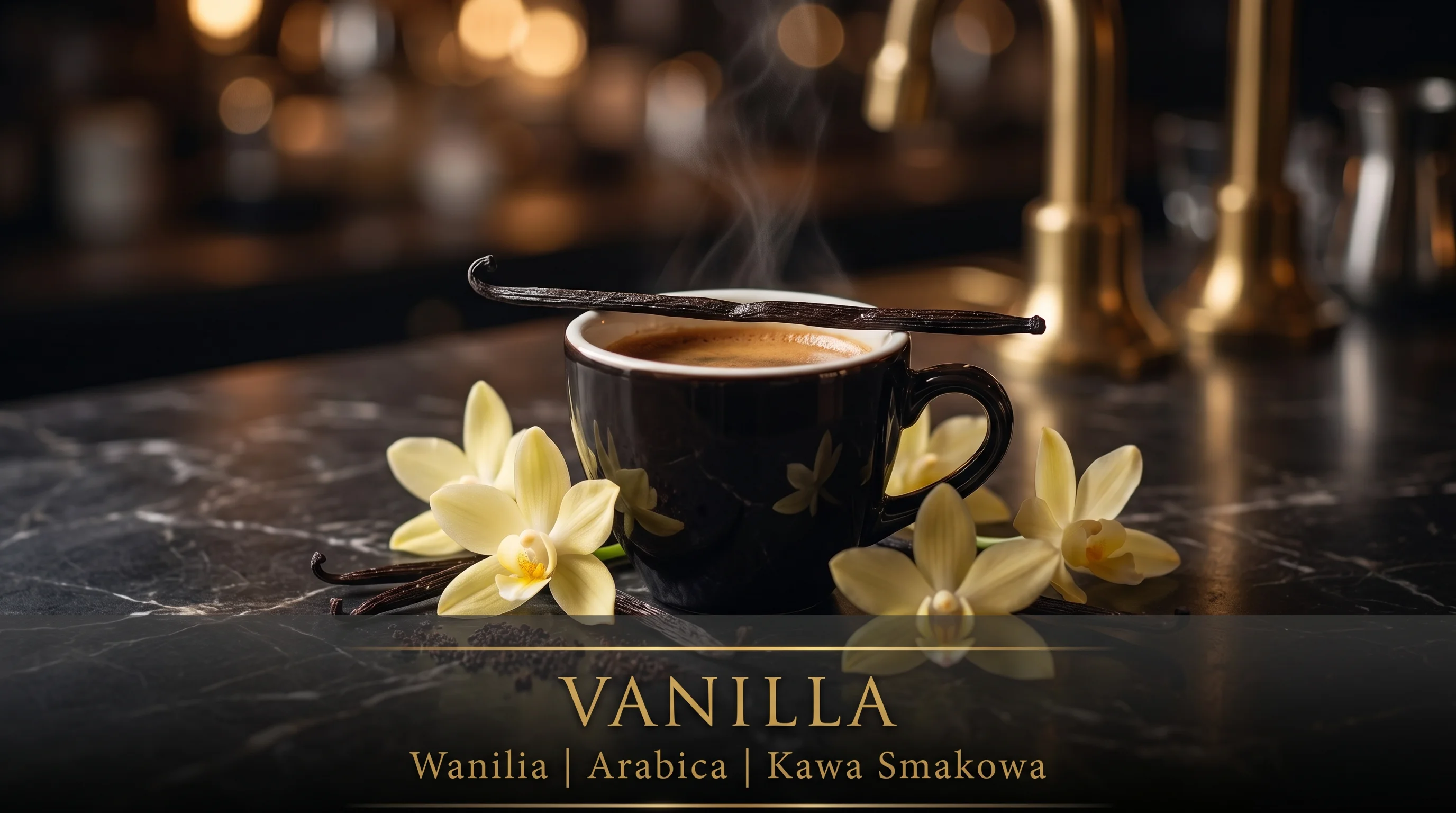 Vanilla – kawa smakowa ziarnista, aromat Wanilia, Magnificent Coffee
