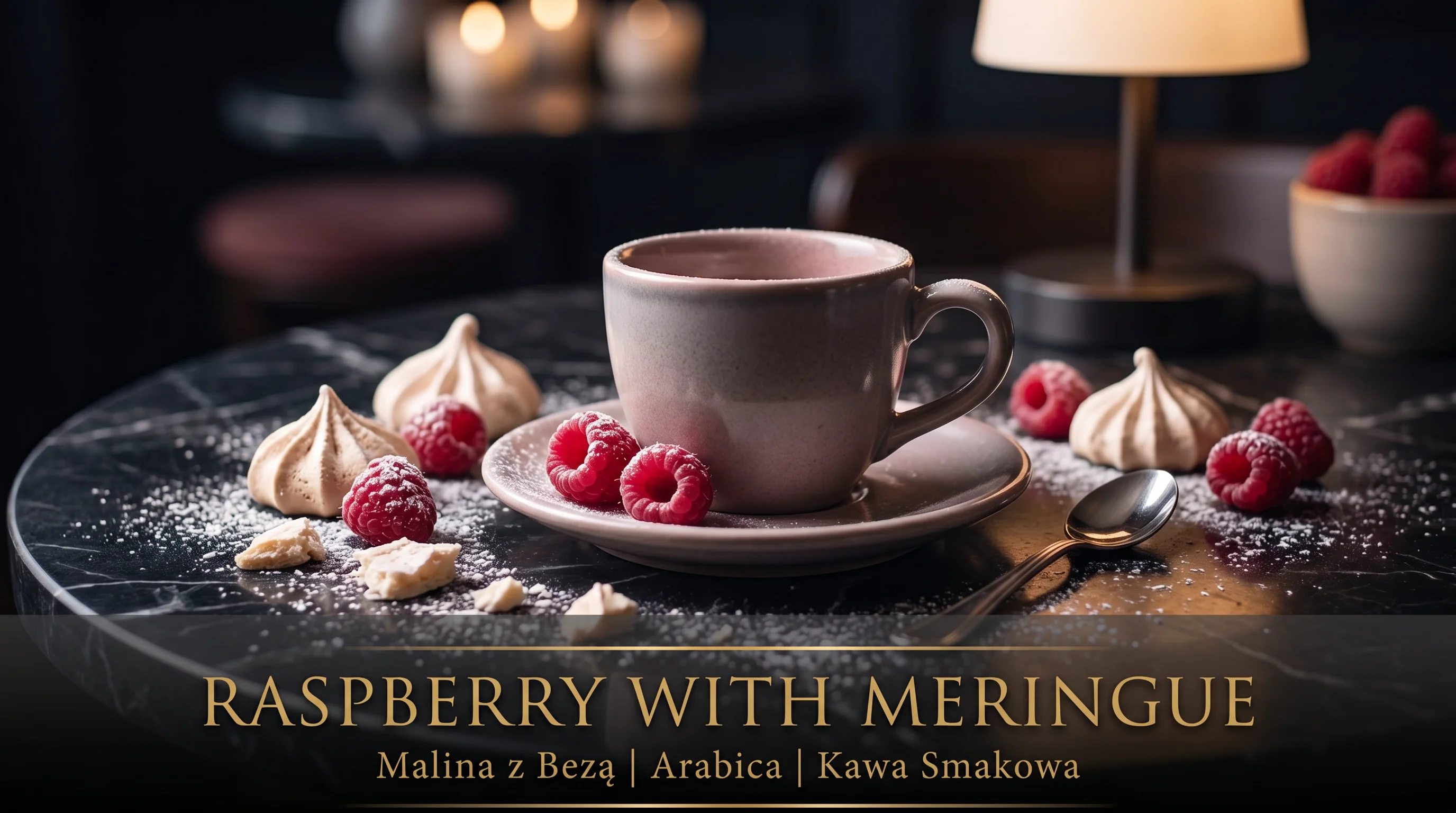 Raspberry with Meringue – kawa smakowa ziarnista, aromat Malina i Beza, Magnificent Coffee