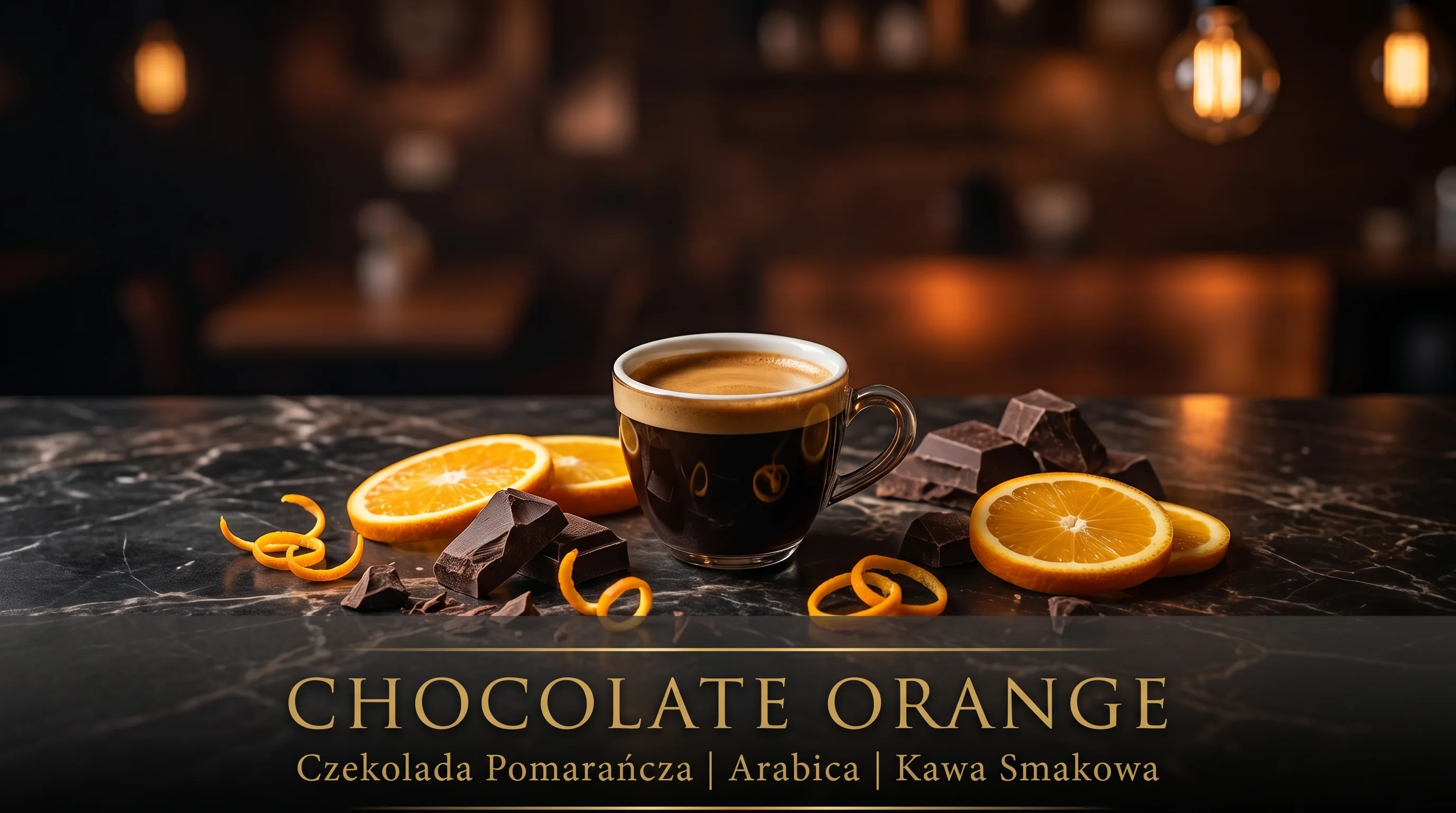 Chocolate Orange – kawa smakowa ziarnista, aromat Czekolada i Pomarańcza, Magnificent Coffee