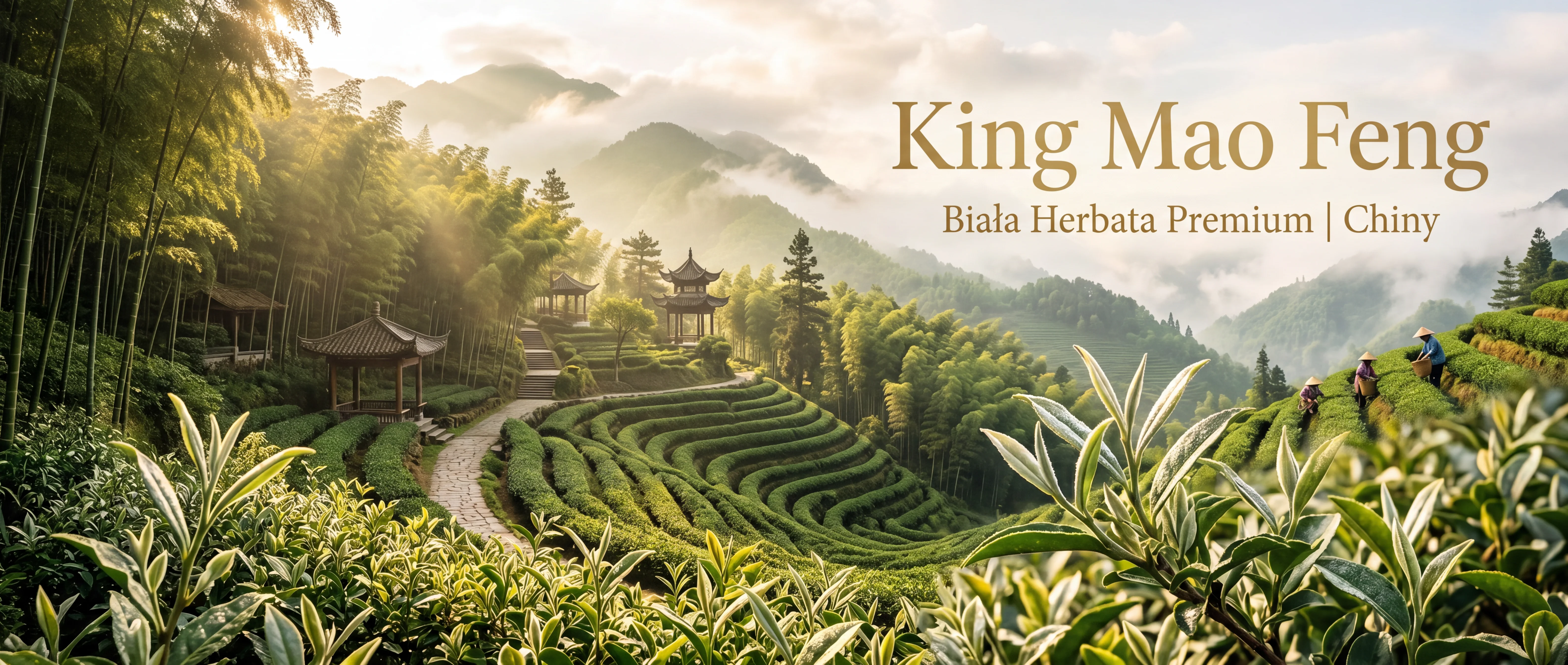 King Mao Feng – ogród herbaciane biała herbata premium Chiny