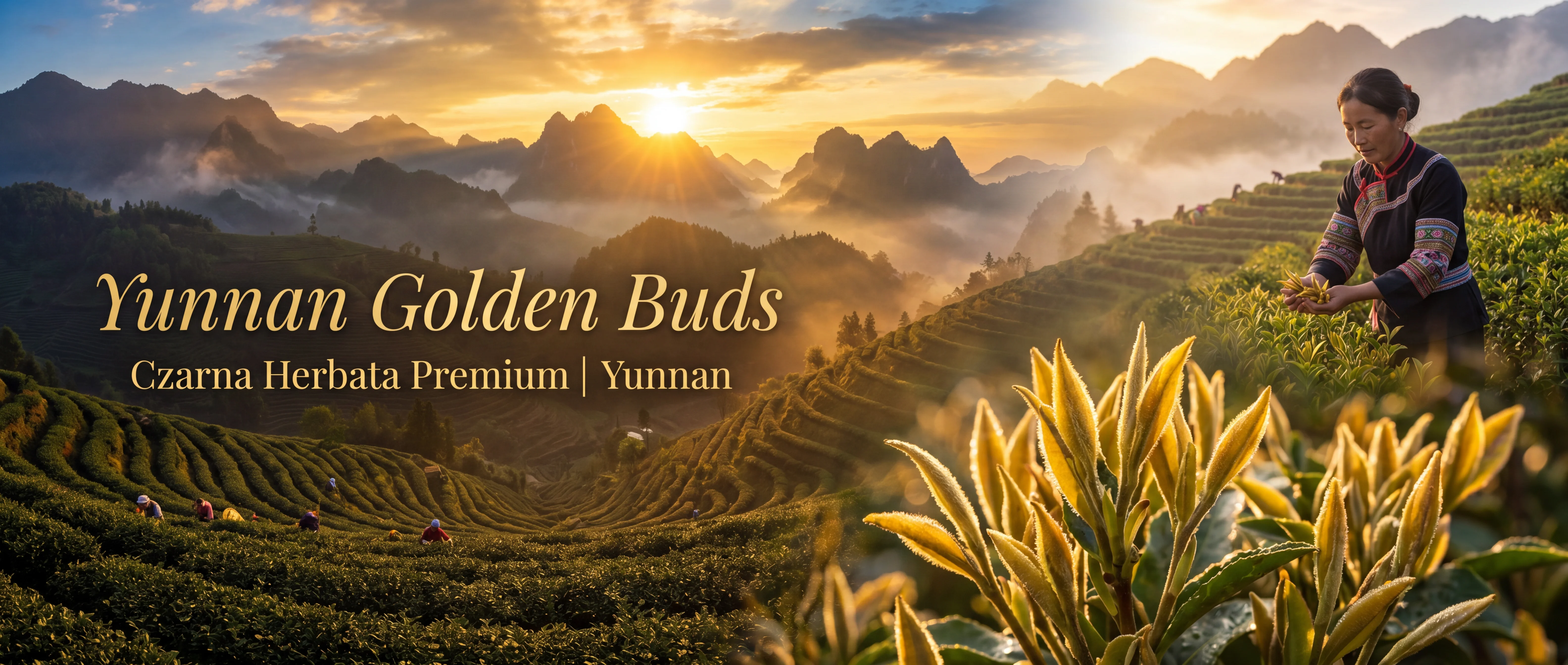 Yunnan Golden Buds – górskie plantacje herbaty Yunnan Chiny