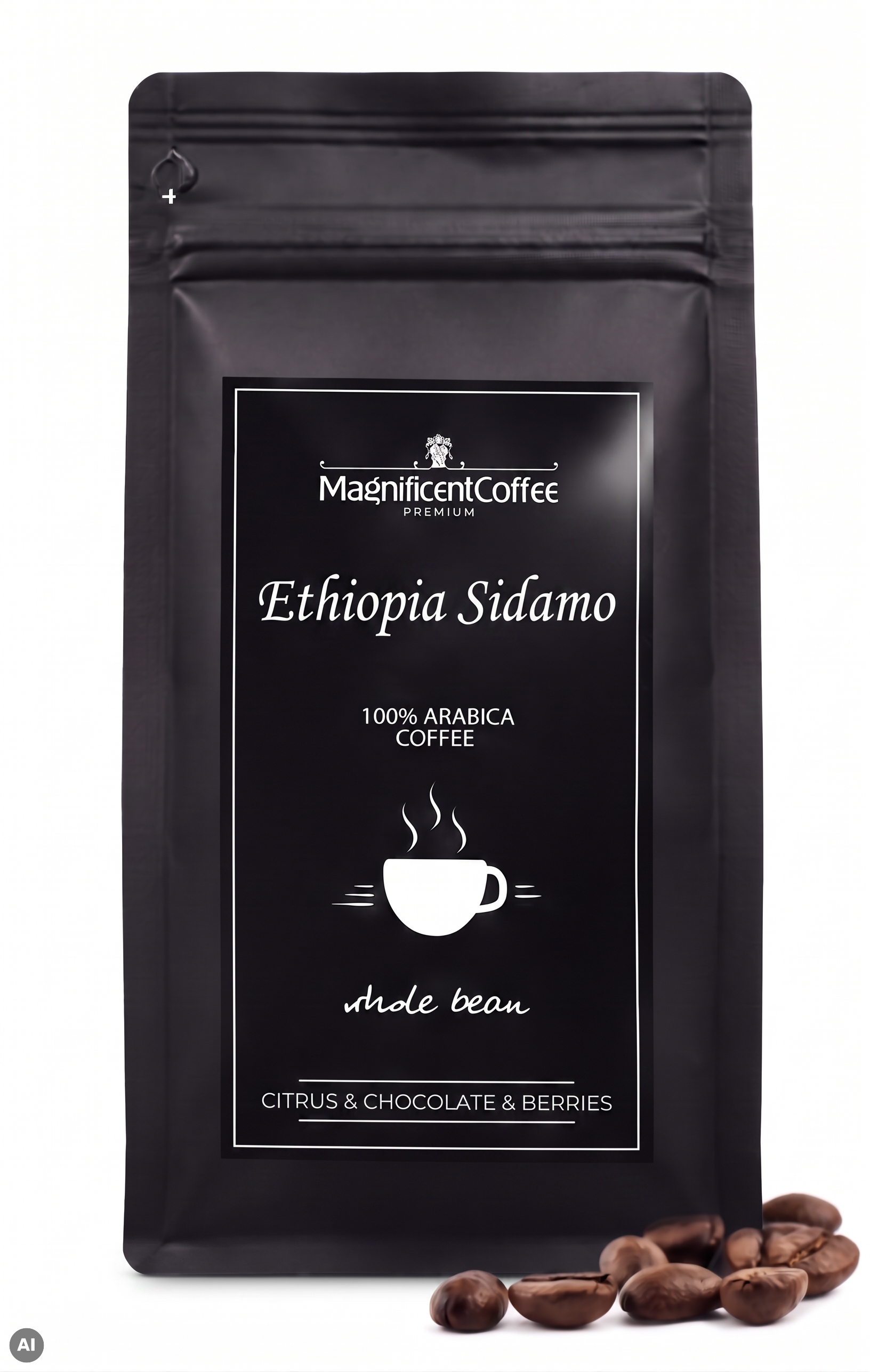 Ethiopia Sidamo – kawa ziarnista 100% Arabica Magnificent Coffee