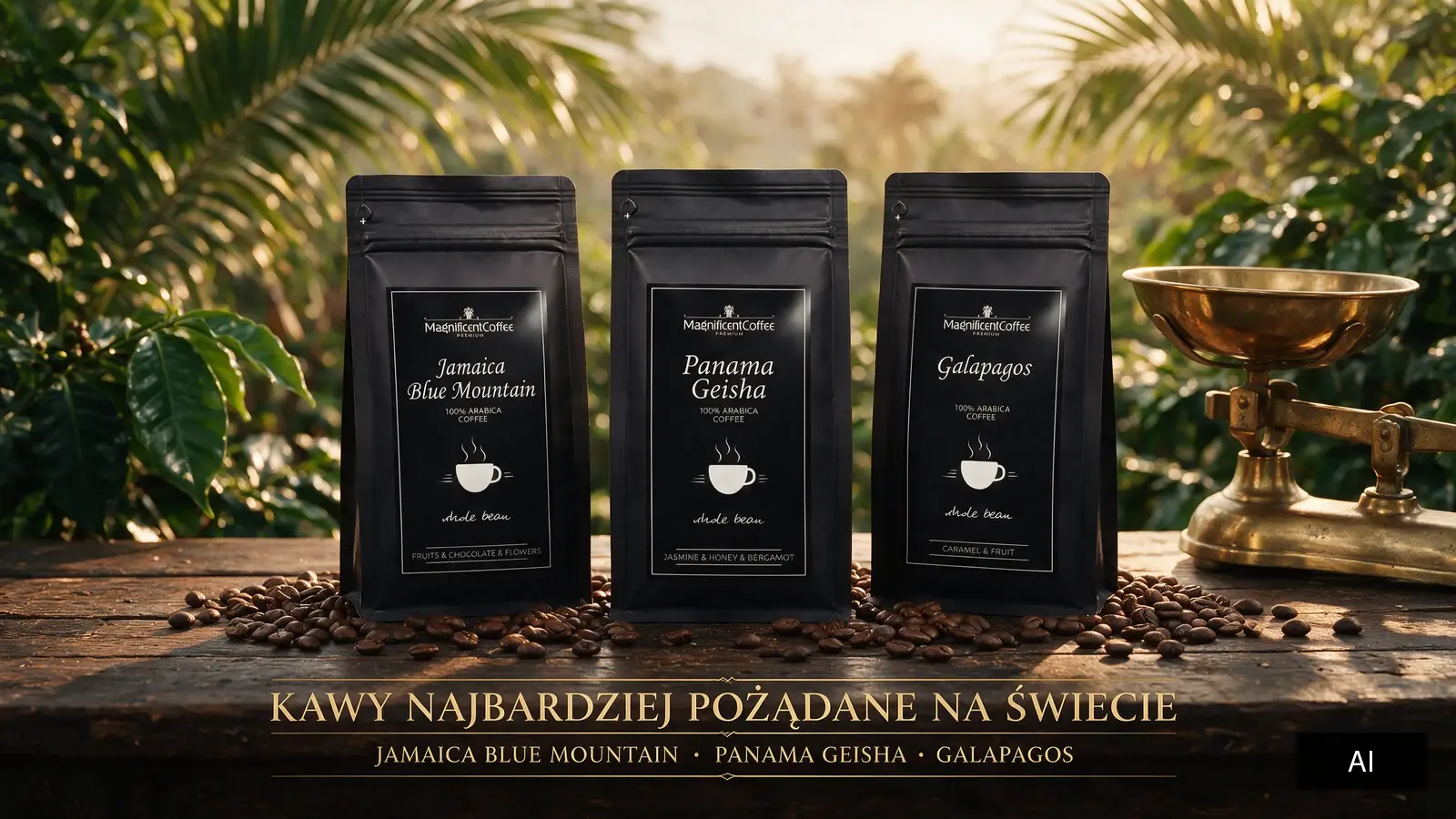 Kawy najbardziej pożądane na świecie – Jamaica Blue Mountain, Panama Geisha, Galapagos